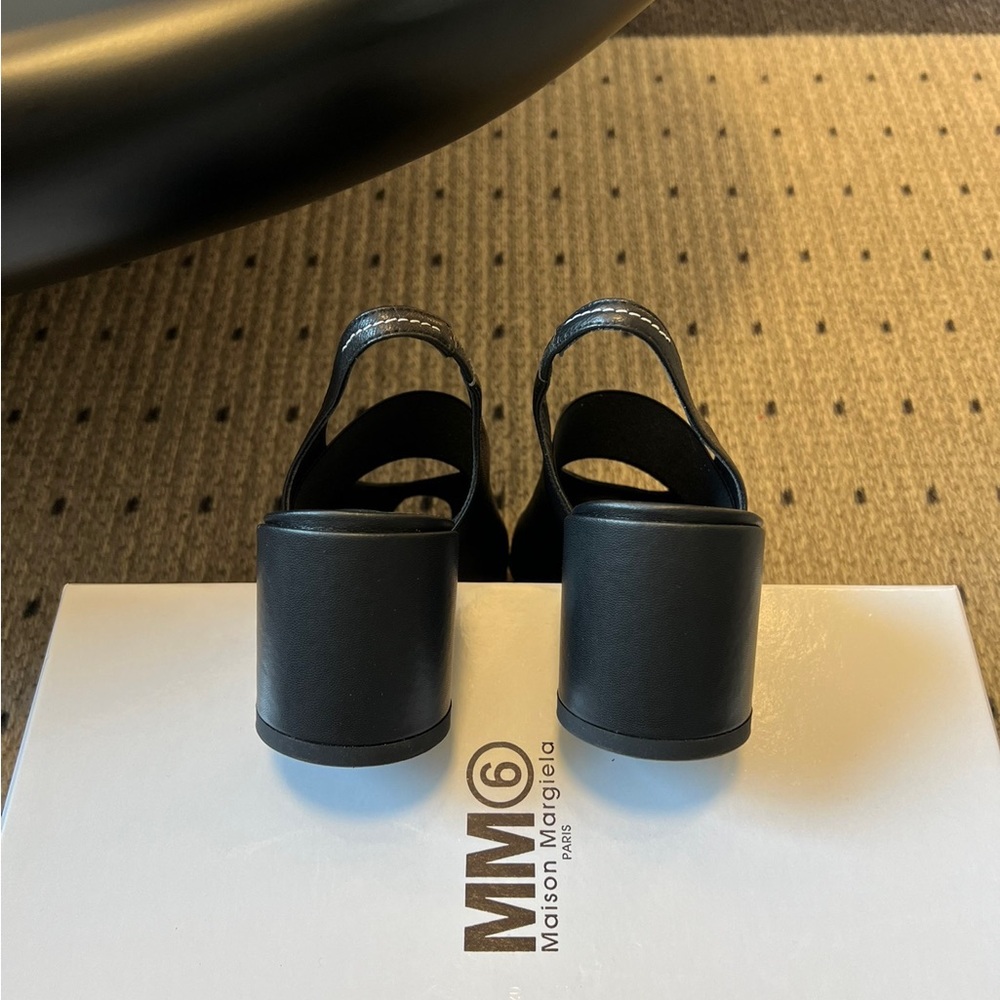 Maison Martin Margiela Black Tabi Slingback Mules - Picture 8 of 8